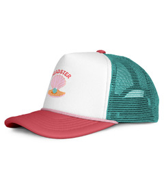 Headster Kids Trucker Hat Girly Pearl White