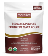 Poudre de Maca rouge gélatinisée biologique Rootalive