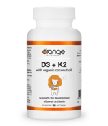 Orange Naturals D3 + K2 Softgels