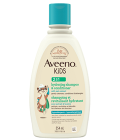 Aveeno Kids 2-in-1 Hydrating Shampoo & Conditioner with Oat Extract 