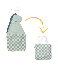 Play & Go Wall Storage and Tote Bag Dino