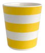 Xenia Taler Yellow Stripes Bamboo Cup Set