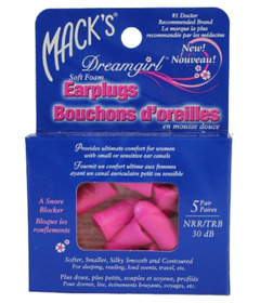 Mack's Dreamgirl Foam Earplugs 5 Pairs