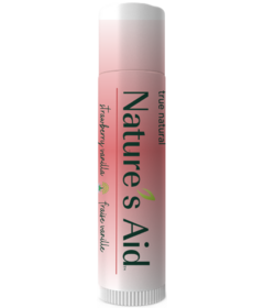 Nature's Aid Lip Balm Strawberry Vanilla