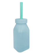 Minikoioi Bottle and Straw Mineral Blue/ Aqua Green