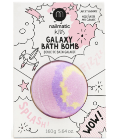 nailmatic Colouring and Soothing Sparkling Bath Bomb for Kids Supernova