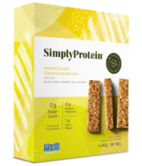 Simply Protein Lemon Coconut Plant Based Snack Bars
