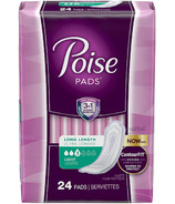 Poise Incontinence Pads Light Absorbency Long