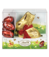 Lindt Chocolate Milk Bunny Eggs Gold Gift Box