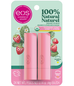 eos 100% Natural & Organic Lip Balm Stick Strawberry Sorbet
