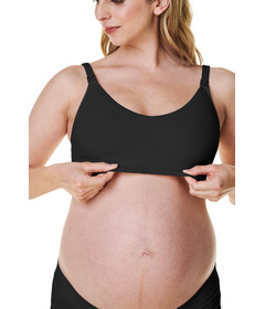 Bravado Designs Scoop Neck Maternity & Nursing Bra Black