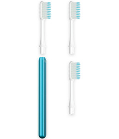 Nada Adult Toothbrush Starter + 2 Brush Heads Soft Arctic Blue