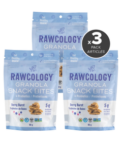 Rawcology Granola Snack Bites + Probiotics Berry Burst Bundle