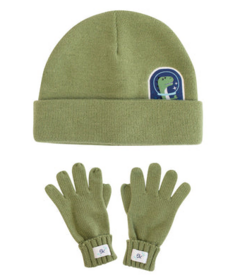 FlapJackKids Toque and Gloves Set Dino