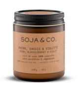 Soja & Co Soy Wax Candle Pear, Black Currant & Violet