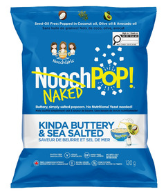 NoochPOP Kinda Buttery & Sea Salted Popcorn