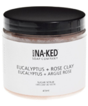 Gommage à l'eucalyptus et au sucre d'argile rose de Buck Naked Soap Company
