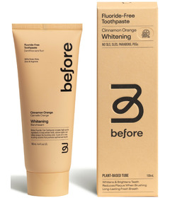 Before Company Fluoride Free Toothpaste Cinnamon Orange