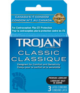 Préservatifs classiques en latex lubrifiés de Trojan