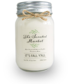 image of The Scented Market Soy Wax Candle It's Fall Y'all with sku:191621