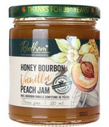 Confiture de pêches au miel Bourbon et à la vanille de Roothams Gourmet