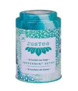 JusTea Herbal Tea Peppermint Detox