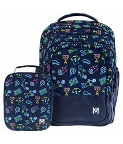 Montii Co. Kids Backpack and Lunch Bag Goal Keeper Bundle