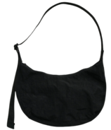 BAGGU Medium Nylon Crescent Bag Black