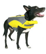 Canada Pooch Wave Rider Life Vest in Yellow Size L