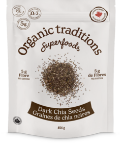 Organic Traditions Dark Chia Seeds