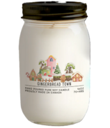 Serendipity Candles Mason Jar Gingerbread Town