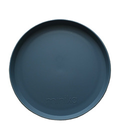 Minika Wheat Straw Plate Indigo