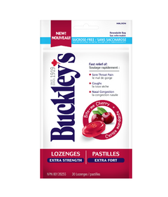 Buckley's Lozenges Extra Strength Biteme Cherry