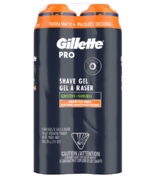 Gillette Pro Sensitive 3in1 Shave Gel Twin Pack