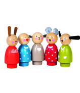 Moulin Roty Grande Famille Wood Characters Set
