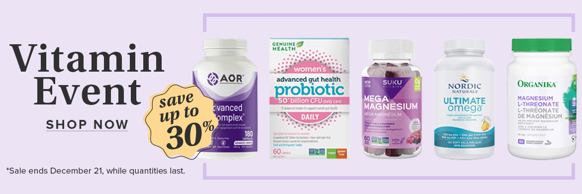 Save up to 30% on the Vitamin Event