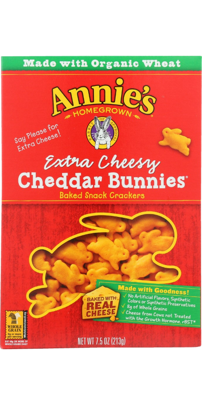 Buy Annie's Homegrown Organic Extra Cheesy Cheddar Bunnies at Well.ca ...