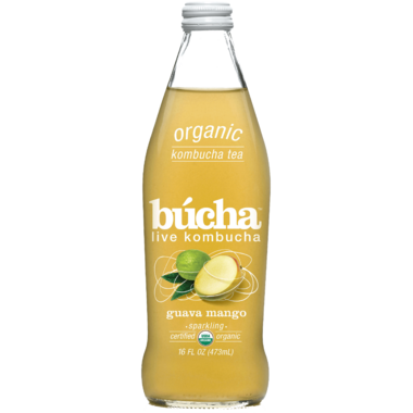 Bucha Sparkling Kombucha Tea Guava Mango Bucha Sparkling Kombucha Tea Guava Mango