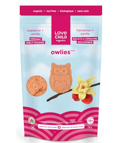 Love Child Organics Owlies Raspberry and Vanilla