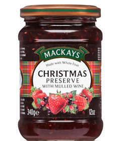 Mackays Christmas Preserve with Mulled Wine