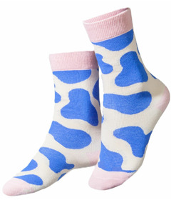 Eat My Socks Kids Milk Blue Socks