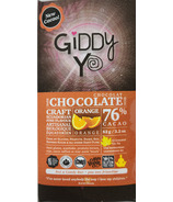 Giddy Yoyo barre de chocolat biologique à l'orange