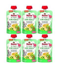 Holle Organic Pouch Kiwi Koala Pear & Banana with Kiwi Bundle