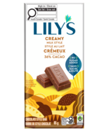 Barre de chocolat crémeux style lait de Lily's Sweets