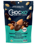 Amandes enrobées de chocolat noir ChocKETO de ChocXO