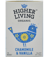 Higher Living Organic Tea Chamomile & Vanilla