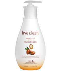 Live Clean Argan Oil Moisturizing Liquid Hand Soap
