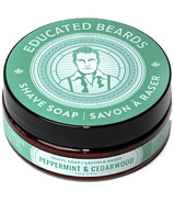 Educated Beards Shave Soap Peppermint & Cedarwood