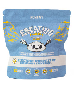 Iron Ivy Creatine Monohydrate Gummy Mini Pack Electric Raspberry