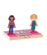 Melissa & Doug Abby & Emma Magnetic Dress Up Dolls